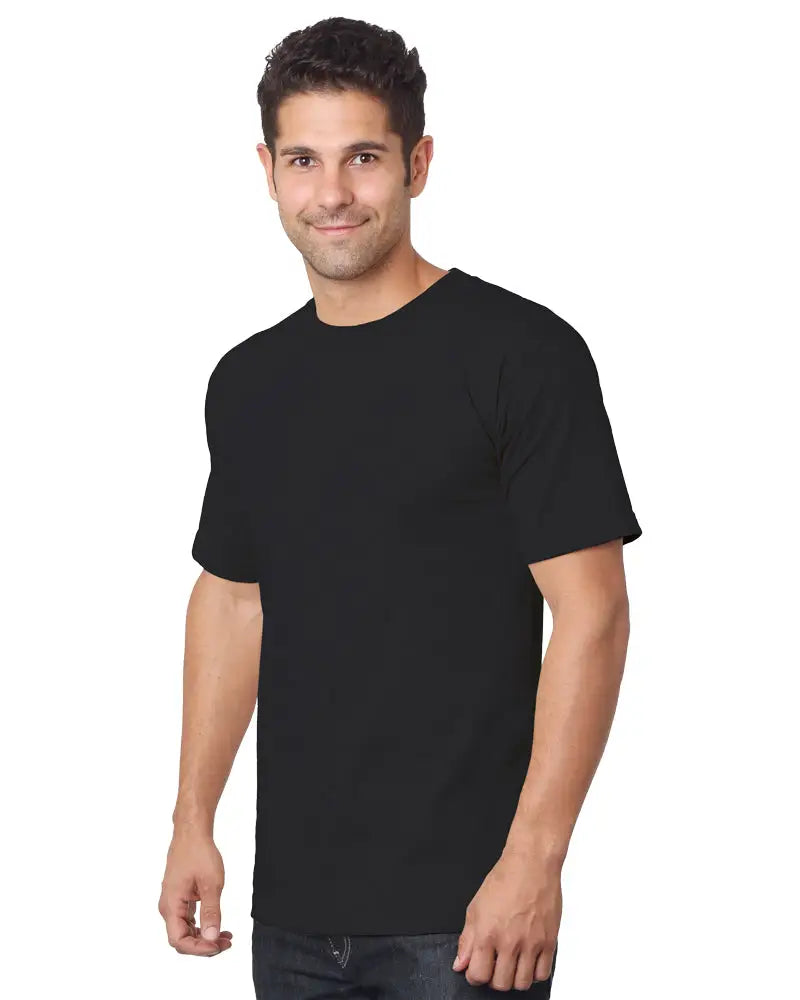 Bayside 5910 Usa-made Heavyweight Ring-spun T-shirt - Black