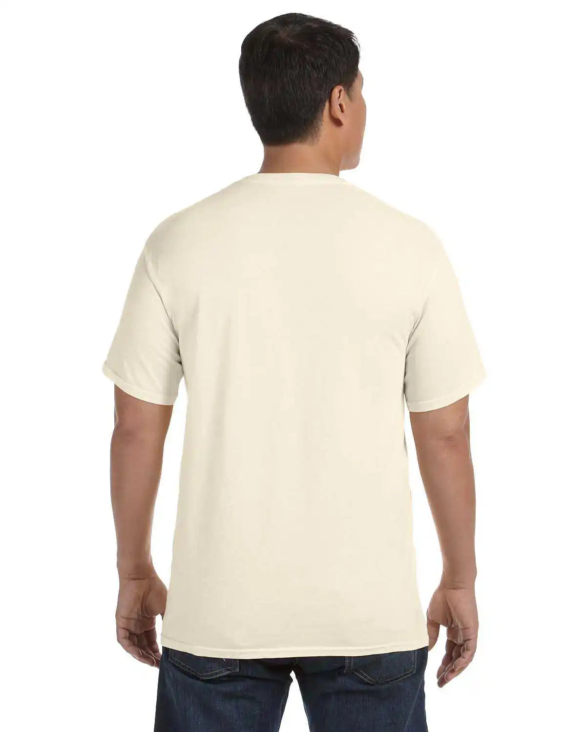 Bayside 5910 Usa-made Heavyweight Ringspun T-shirt - Cream