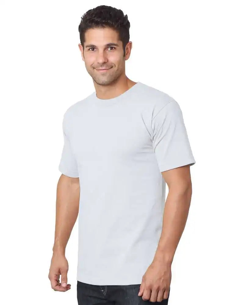 Bayside 5910 Usa-made Heavyweight Ringspun T-shirt - White