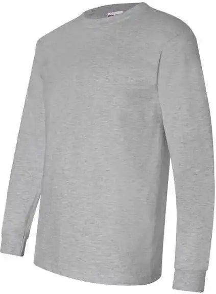 Bayside 6100 Usa-made Long Sleeve T-shirt - Dark Ash