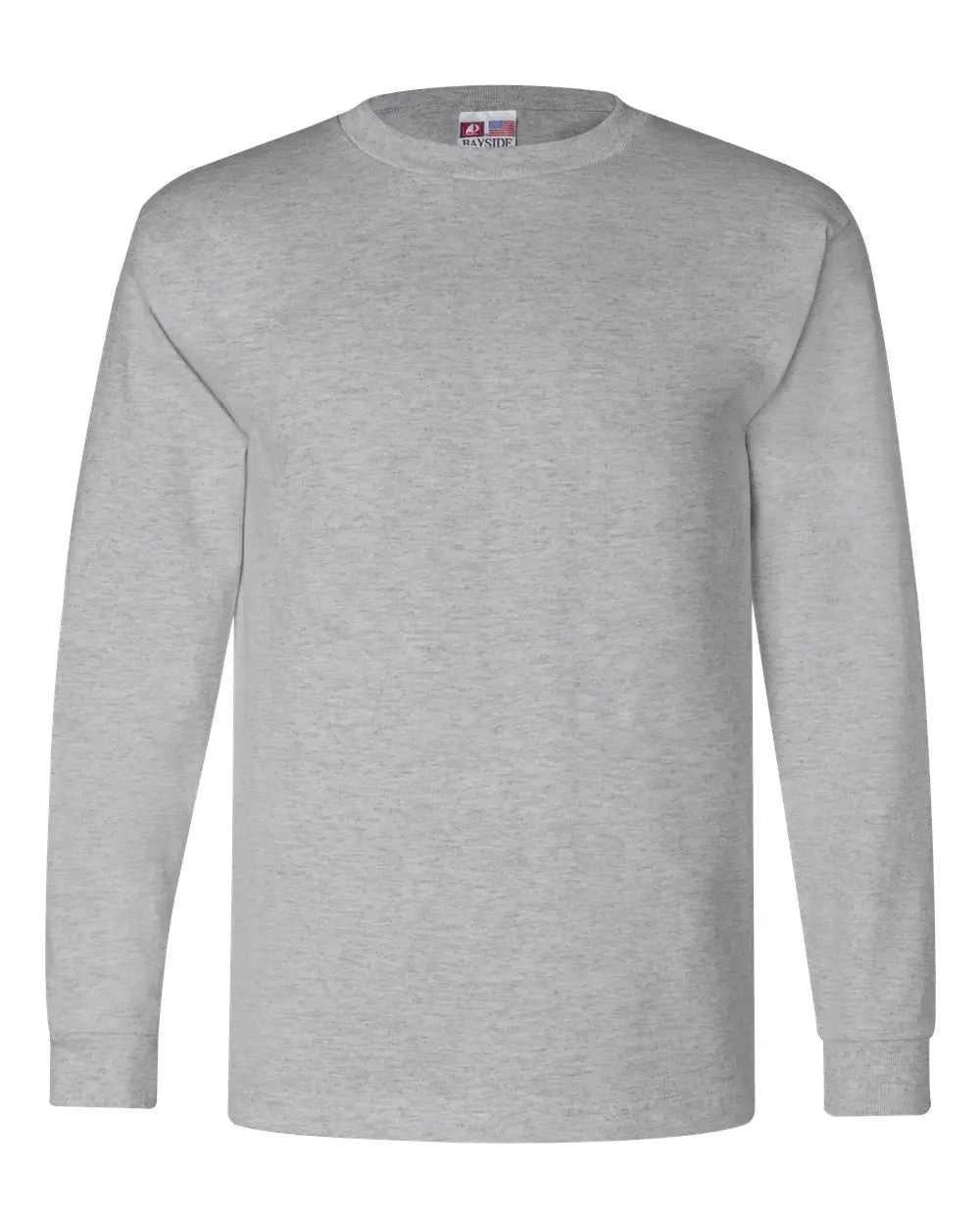 Bayside 6100 Usa-made Long Sleeve T-shirt - Dark Ash - Gray / s
