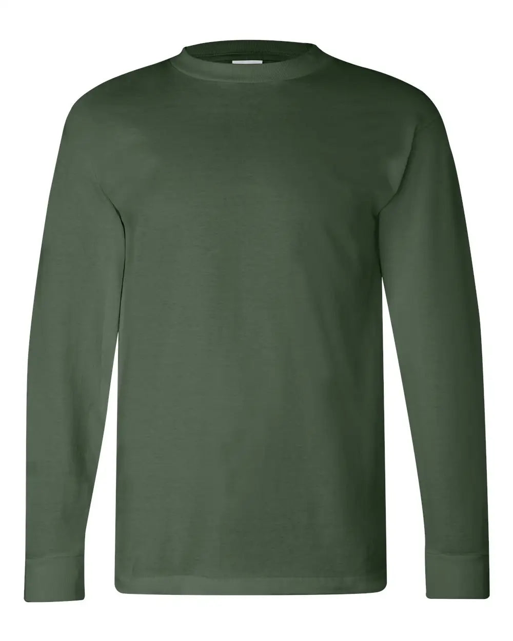 Bayside 6100 Usa-made Long Sleeve T-shirt - Forest Green - s
