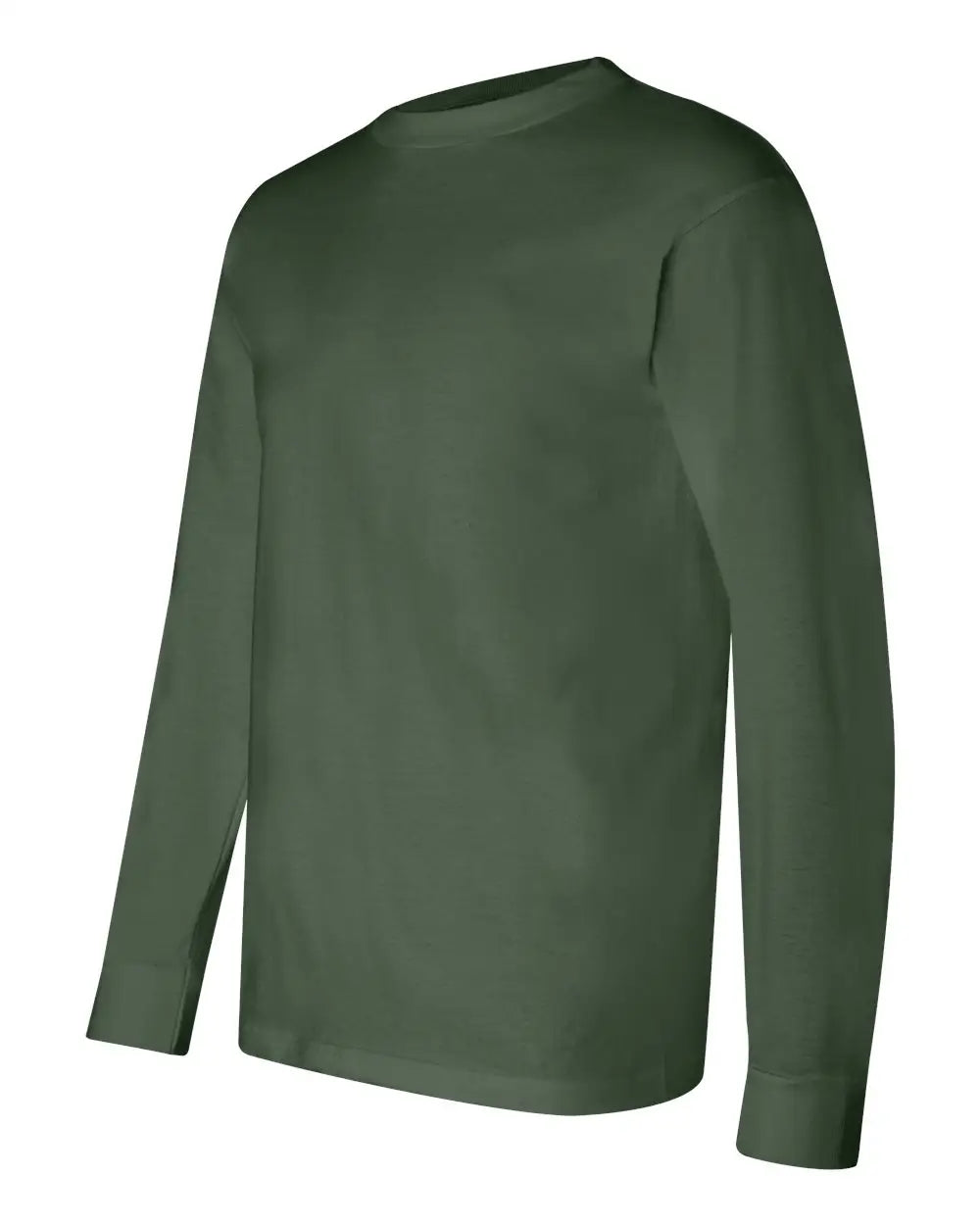 Bayside 6100 Usa-made Long Sleeve T-shirt - Forest Green - s