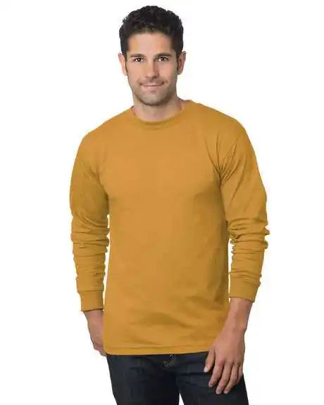 Bayside 6100 Usa-made Long Sleeve T-shirt - Gold