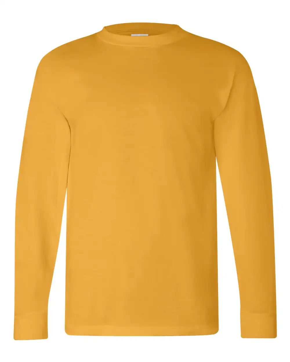 Bayside 6100 Usa-made Long Sleeve T-shirt - Gold - s