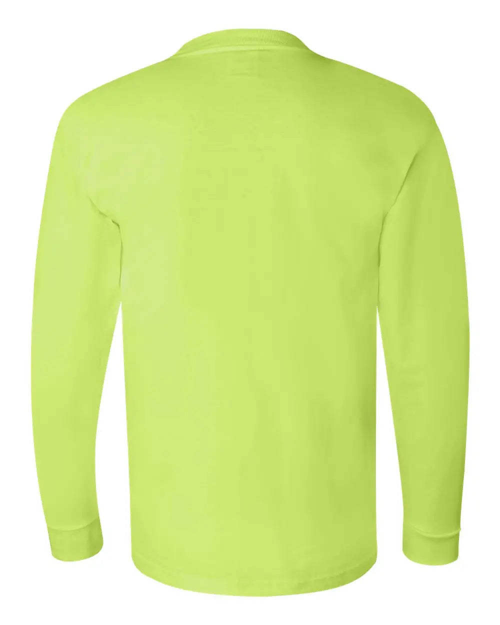 Bayside 6100 Usa-made Long Sleeve T-shirt - Lime Green