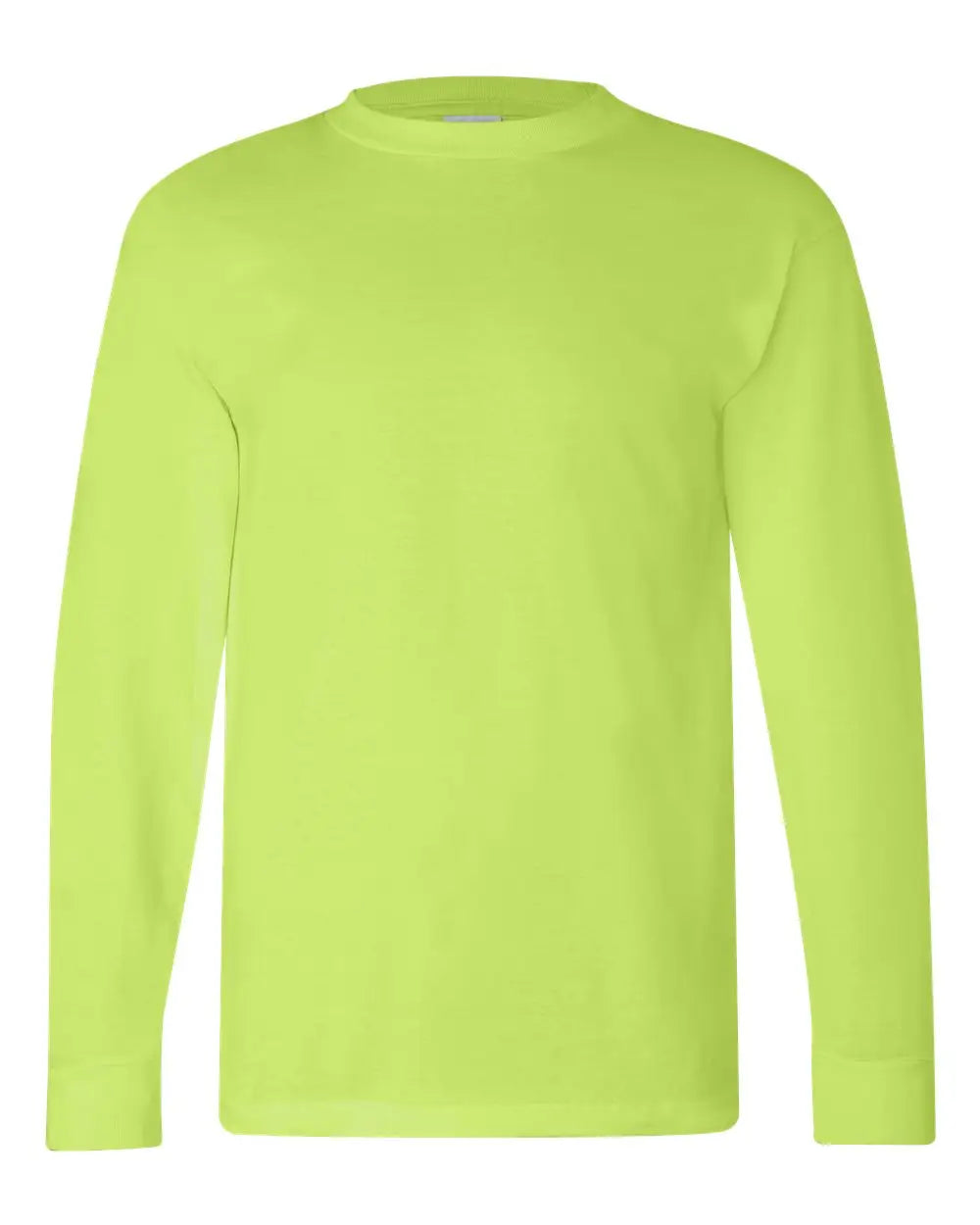 Bayside 6100 Usa-made Long Sleeve T-shirt - Lime Green