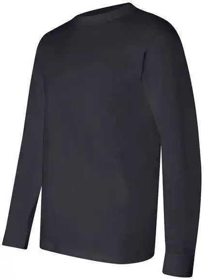 Bayside 6100 Usa-made Long Sleeve T-shirt - Navy