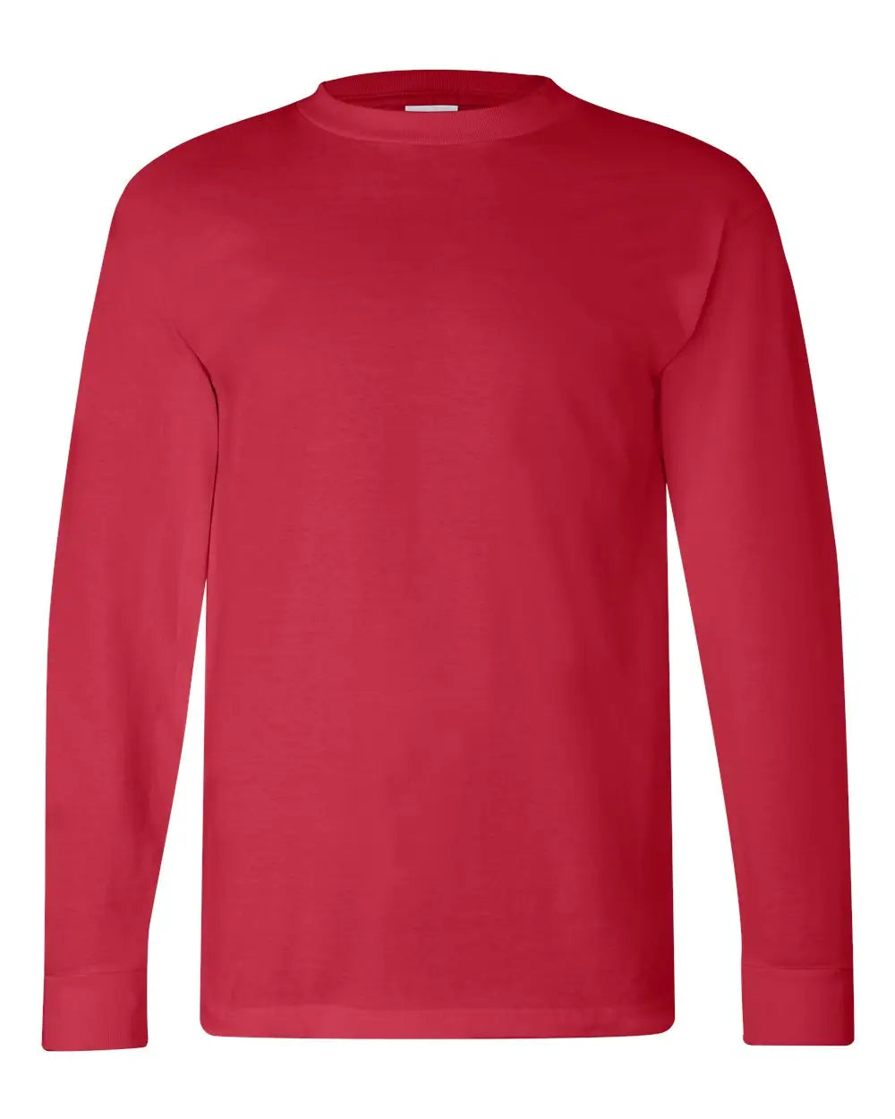 Bayside 6100 Usa-made Long Sleeve T-shirt - Red
