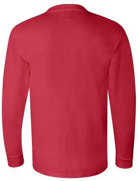 Bayside 6100 Usa-made Long Sleeve T-shirt - Red