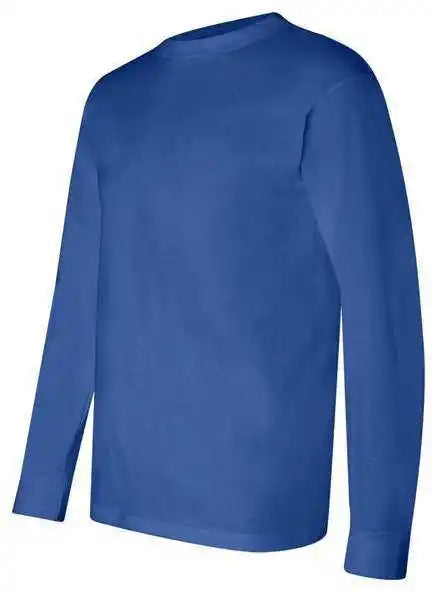 Bayside 6100 Usa-made Long Sleeve T-shirt - Royal Blue