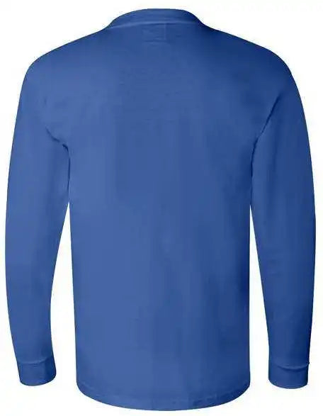 Bayside 6100 Usa-made Long Sleeve T-shirt - Royal Blue