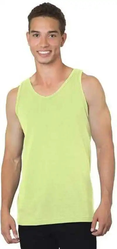 Bayside 6500 Usa-made Tank Top - Lime Green