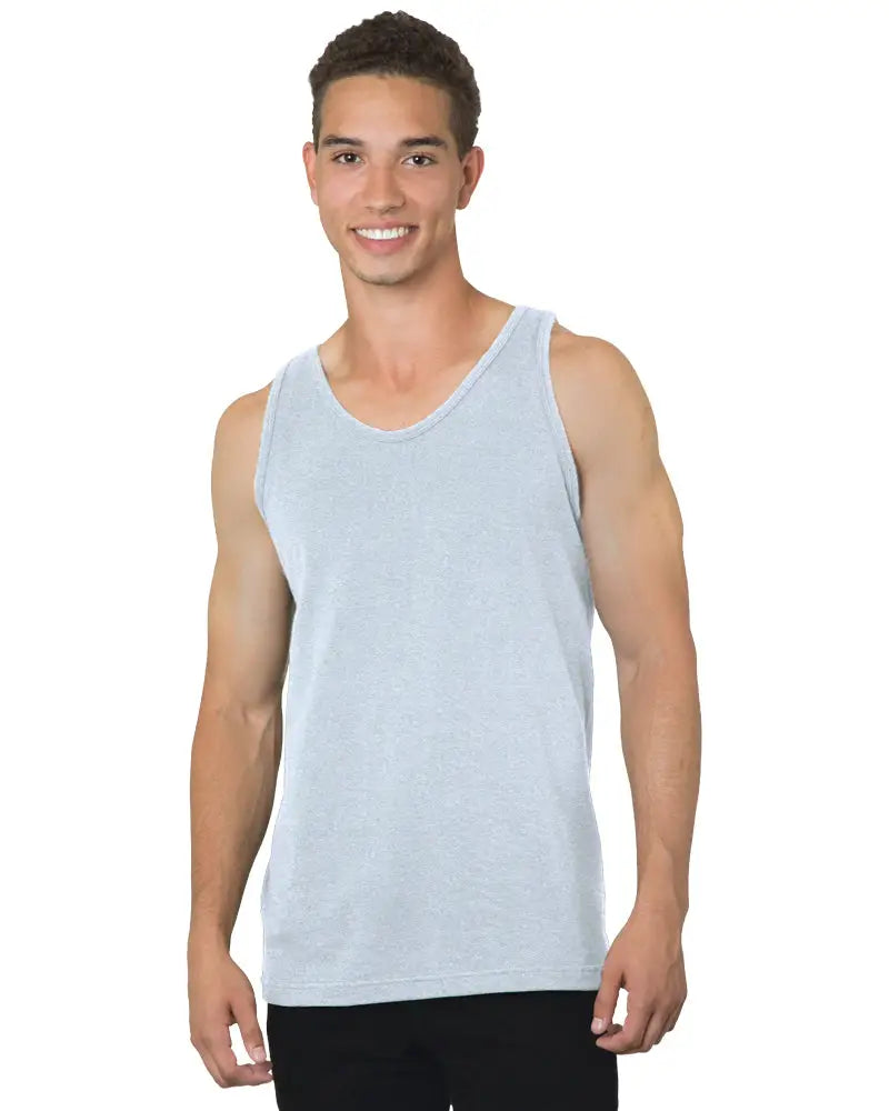 Bayside 6500b Usa-made Tank Top - 6500 - Ash