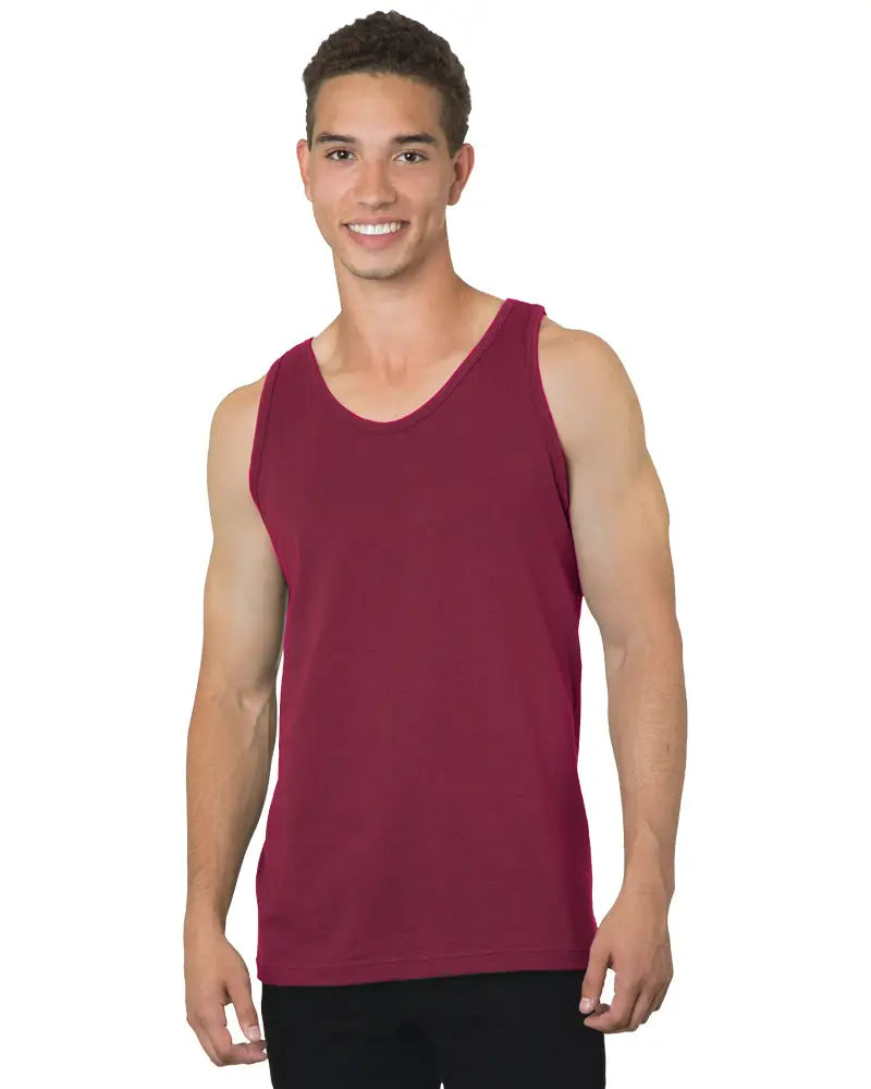 Bayside 6500b Usa-made Tank Top - 6500 - Burgundy