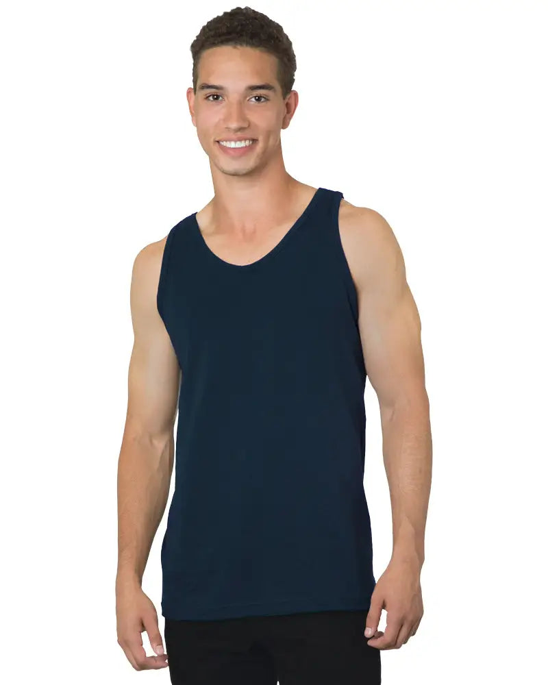 Bayside 6500b Usa-made Tank Top - 6500 - Navy