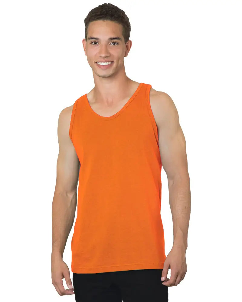 Bayside 6500b Usa-made Tank Top - 6500 - Orange