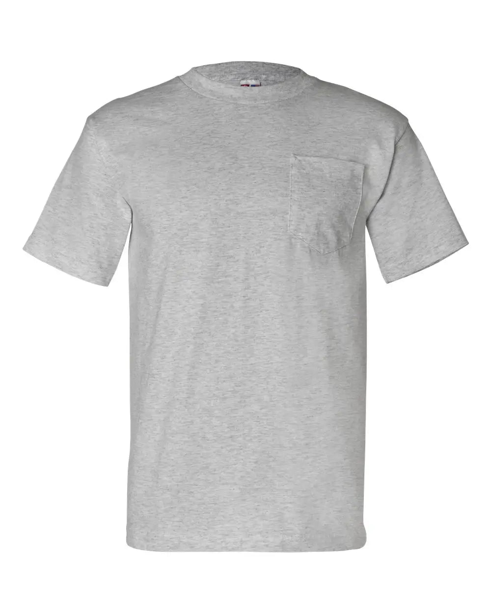 Bayside 7100 Usa-made Pocket T-shirt - Dark Ash