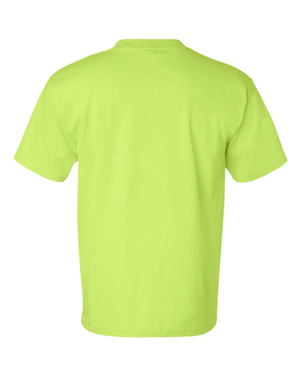 Bayside 7100 Usa-made Pocket T-shirt - Lime Green