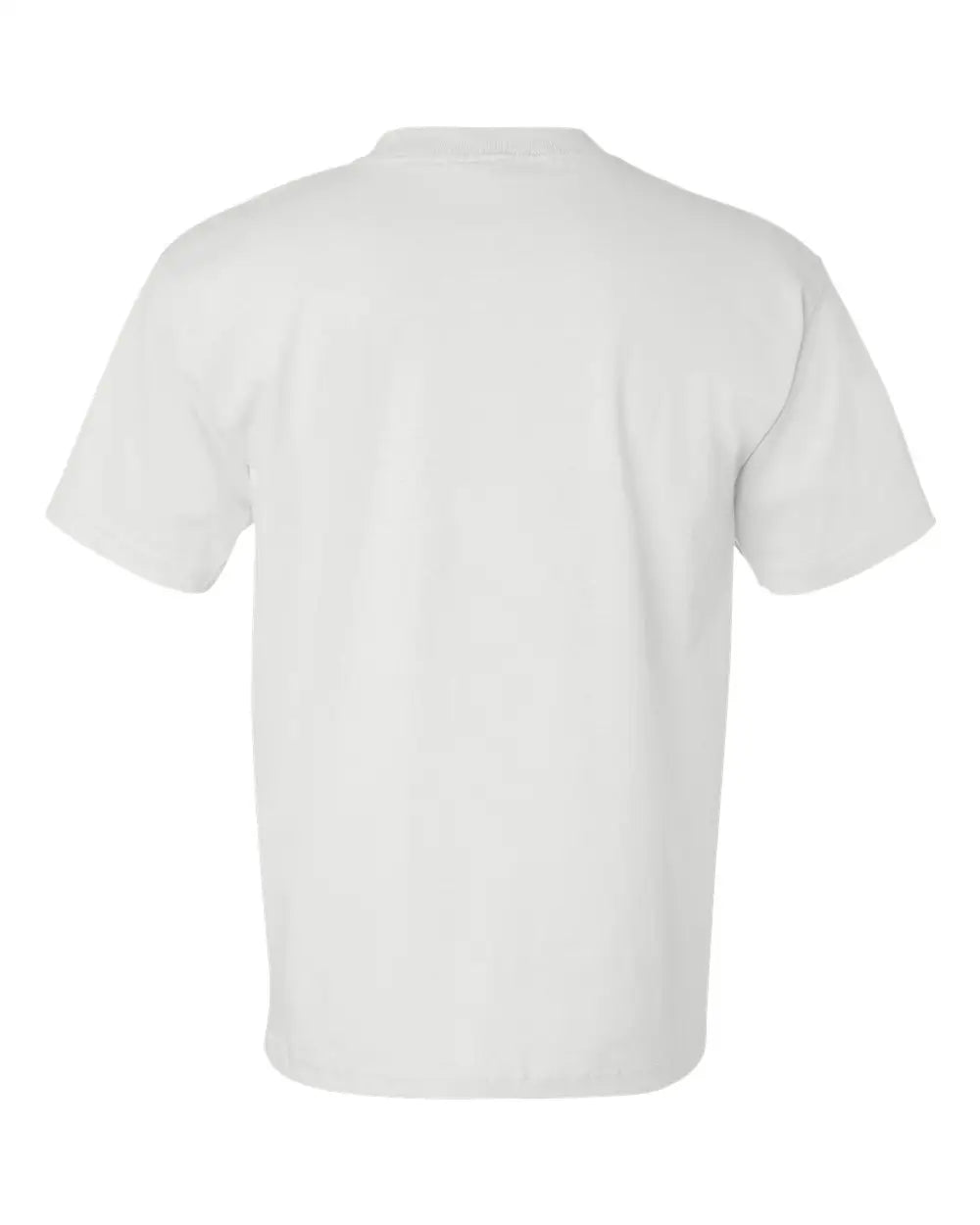 Bayside 7100 Usa-made Pocket T-shirt - White