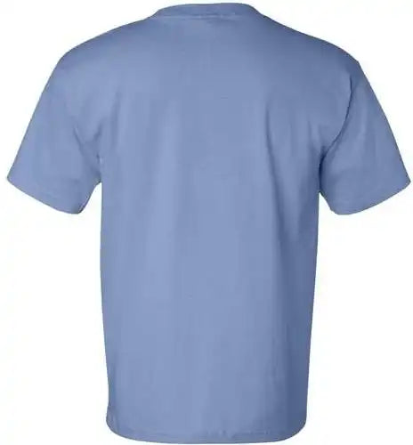Bayside 7100 Usa-made Short Sleeve T-shirt with a Pocket - Carolina Blue
