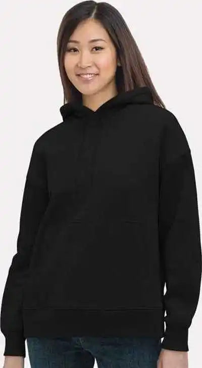 Bayside 7760 Women’s Usa-made Hooded Sweatshirt - Black