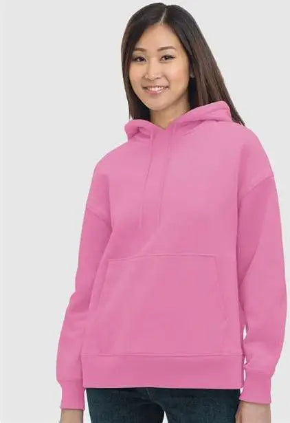 Bayside 7760b Women’s Usa-made Hooded Sweatshirt - 7760 - Bubble Gum