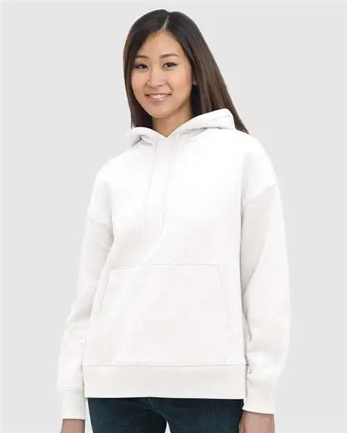 Bayside 7760b Women’s Usa-made Hooded Sweatshirt - 7760 - White - s