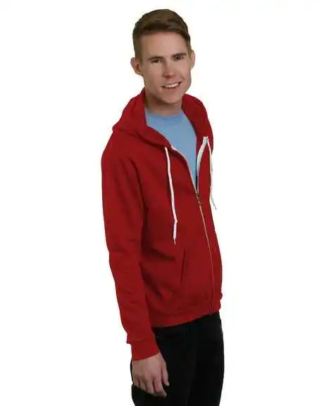 Bayside 875 Usa-made Unisex Full-zip Fleece Jacket - Cardinal