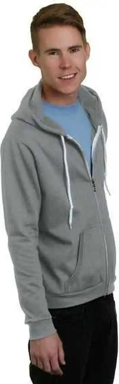 Bayside 875 Usa-made Unisex Full-zip Fleece Jacket - Dark Ash