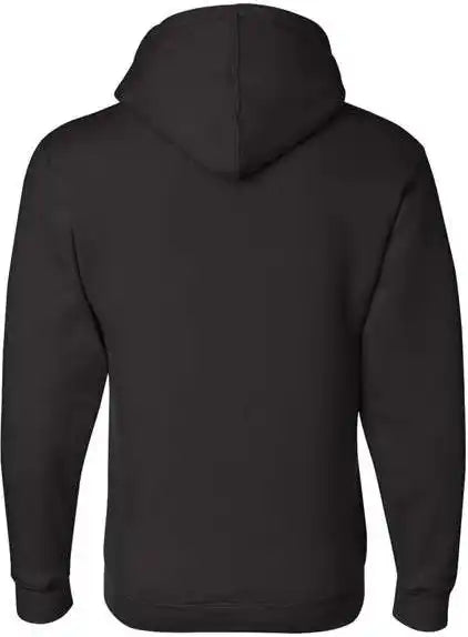 Bayside 900 Usa Made Full Zip Hooded Sweatshirt Black