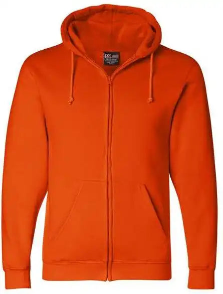 Bayside 900 Usa-made Full-zip Hooded Sweatshirt - Bright Orange