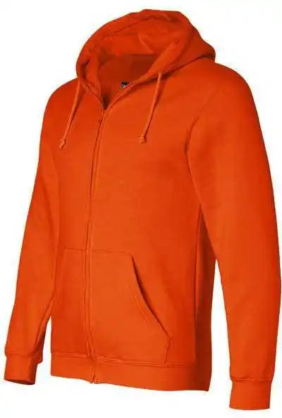Bayside 900 Usa-made Full-zip Hooded Sweatshirt - Bright Orange