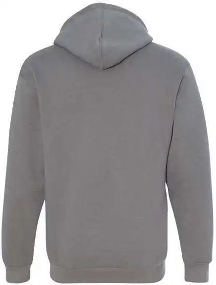 Bayside 900 Usa-made Full-zip Hooded Sweatshirt - Charcoal