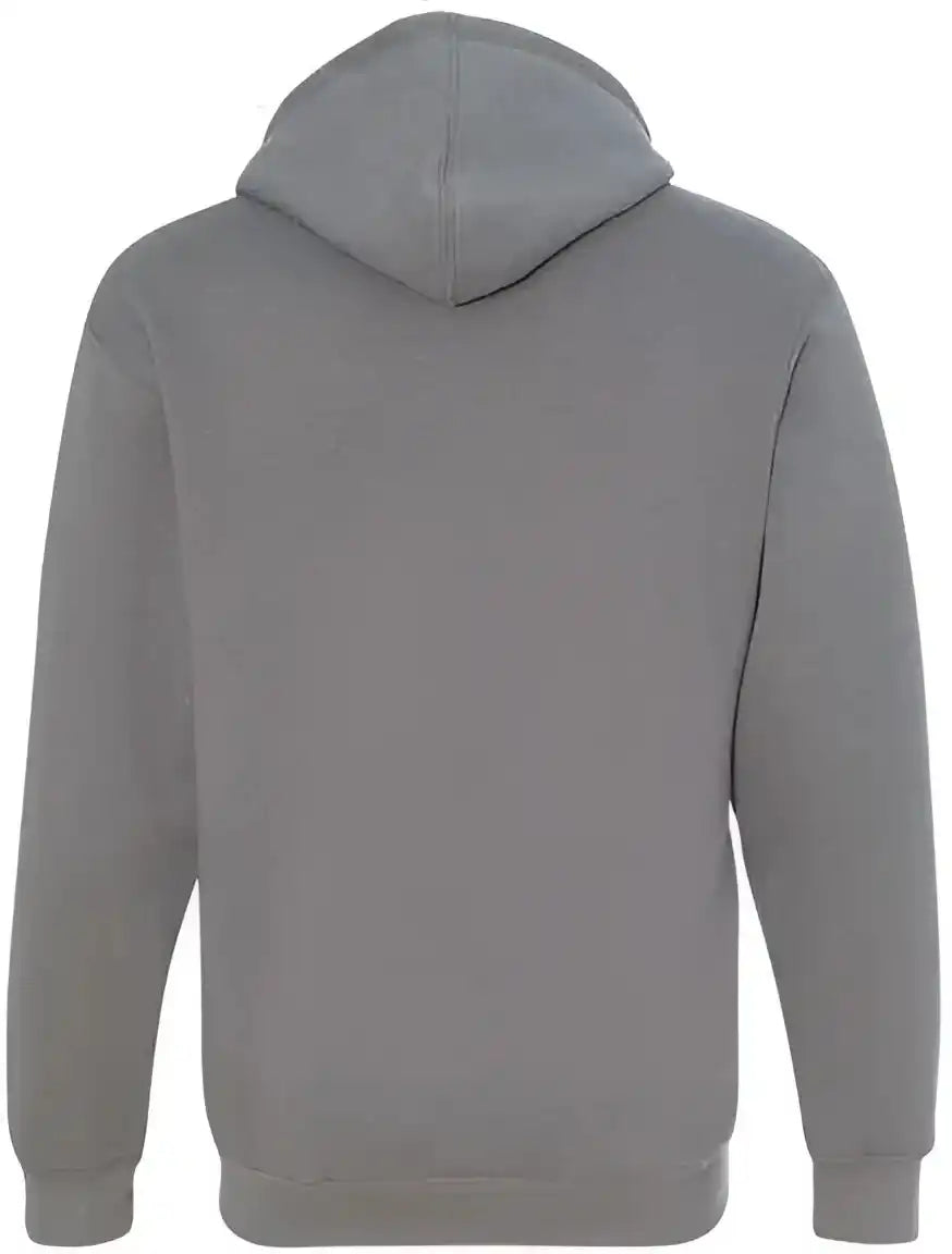 Bayside 900 Usa-made Full-zip Hooded Sweatshirt - Charcoal