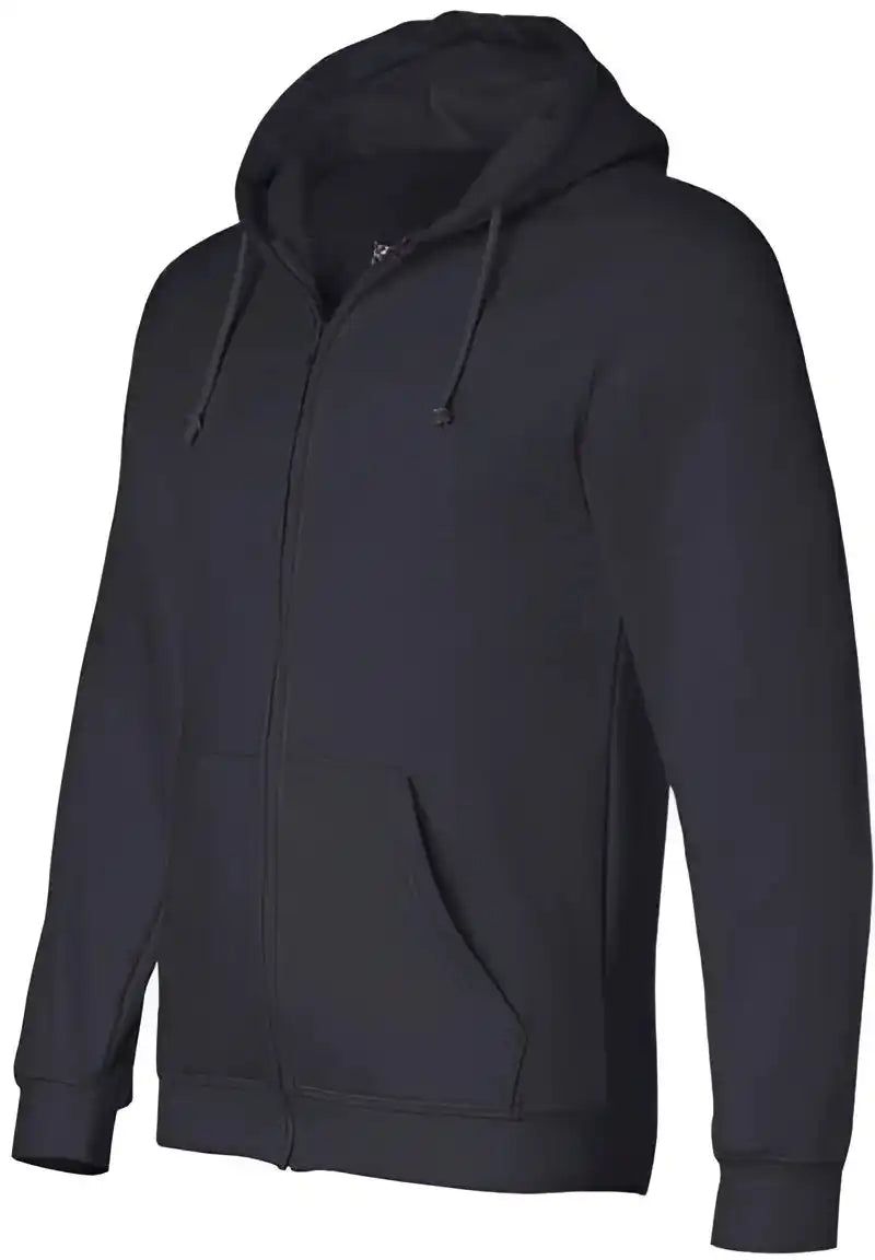 Bayside 900 Usa Made Full Zip Hooded Sweatshirt Navy