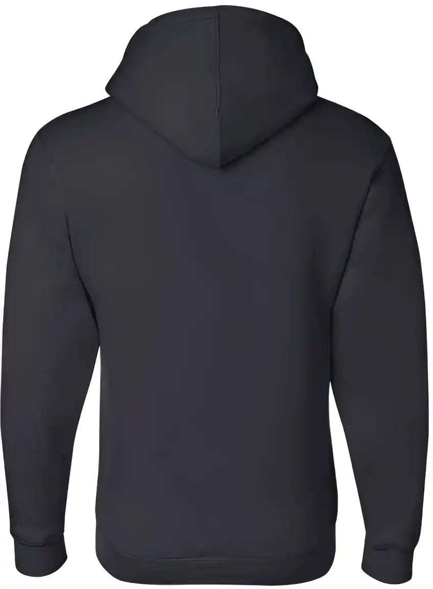 Bayside 900 Usa Made Full Zip Hooded Sweatshirt Navy