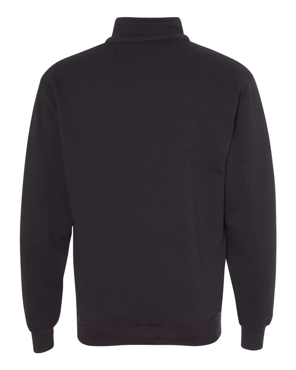 Bayside 920 Usa-made Quarter-zip Pullover Sweatshirt - Black