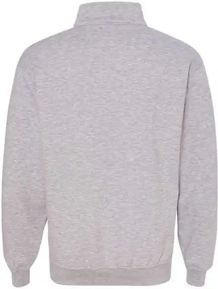 Bayside 920 Usa Made Quarter Zip Pullover Sweatshirt Dark Ash