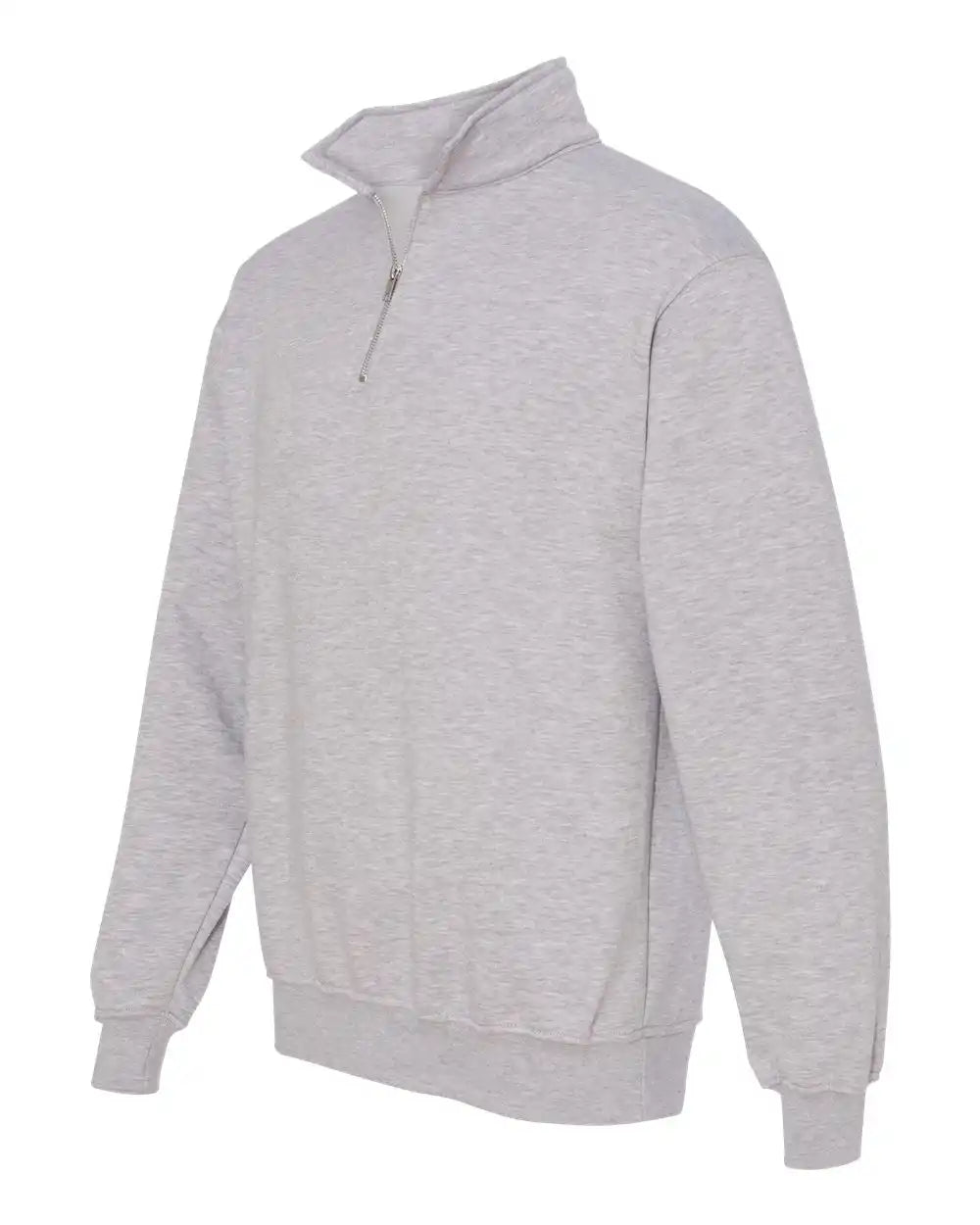 Bayside 920 Usa-made Quarter-zip Pullover Sweatshirt - Dark Ash - s