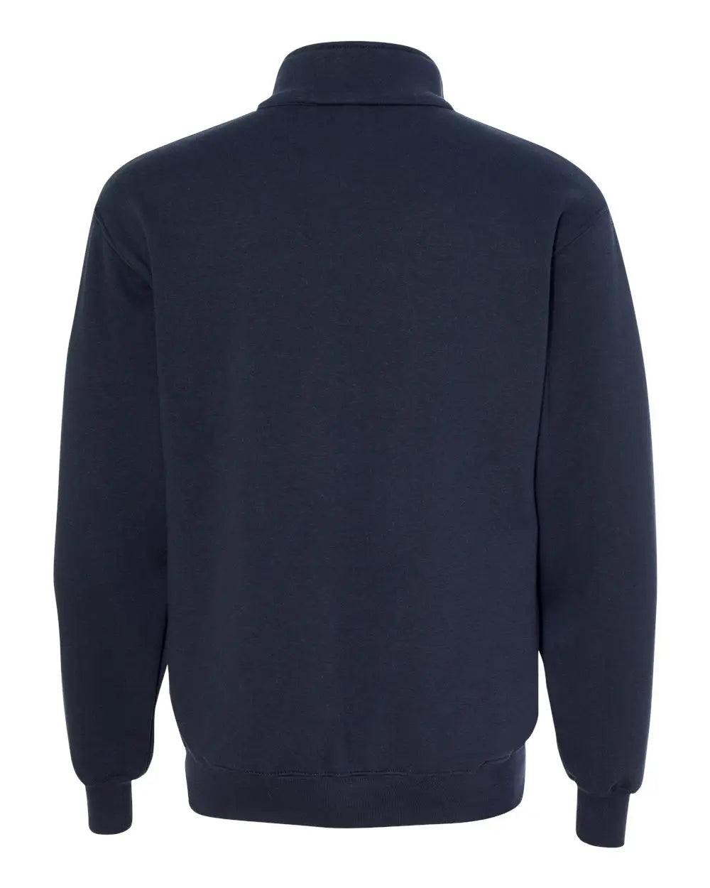 Bayside 920 Usa-made Quarter-zip Pullover Sweatshirt - Navy