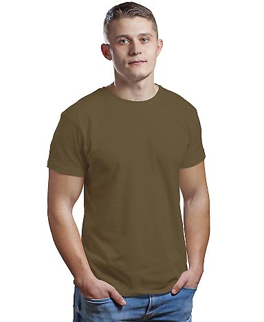 Bayside 9500b Fine Jersey T-shirt - 9500 - Coyote Brown