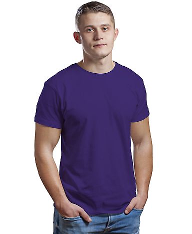 Bayside 9500b Fine Jersey T-shirt - 9500 - Purple