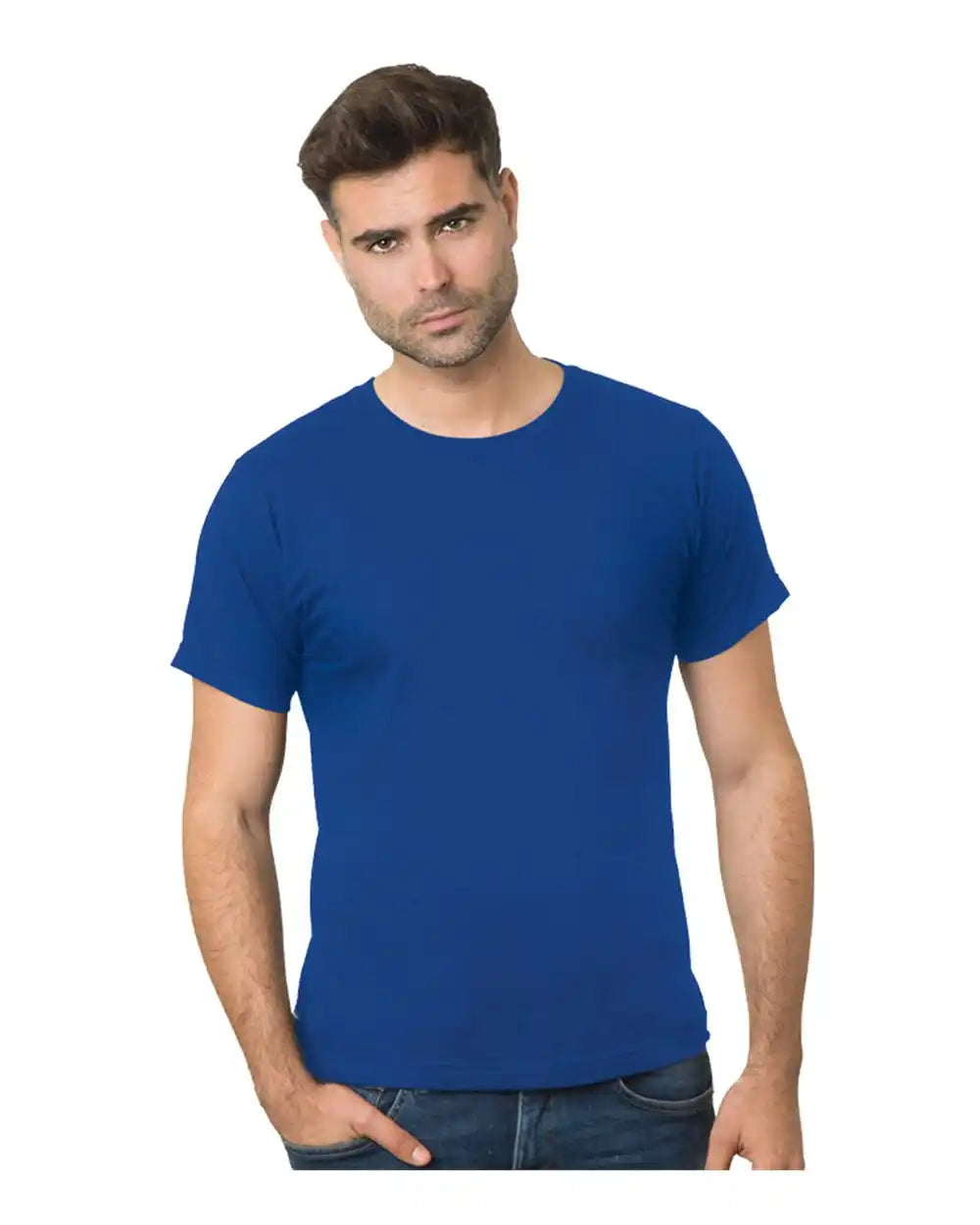 Bayside 9500b Fine Jersey T-shirt - 9500 - Royal Blue - Xs