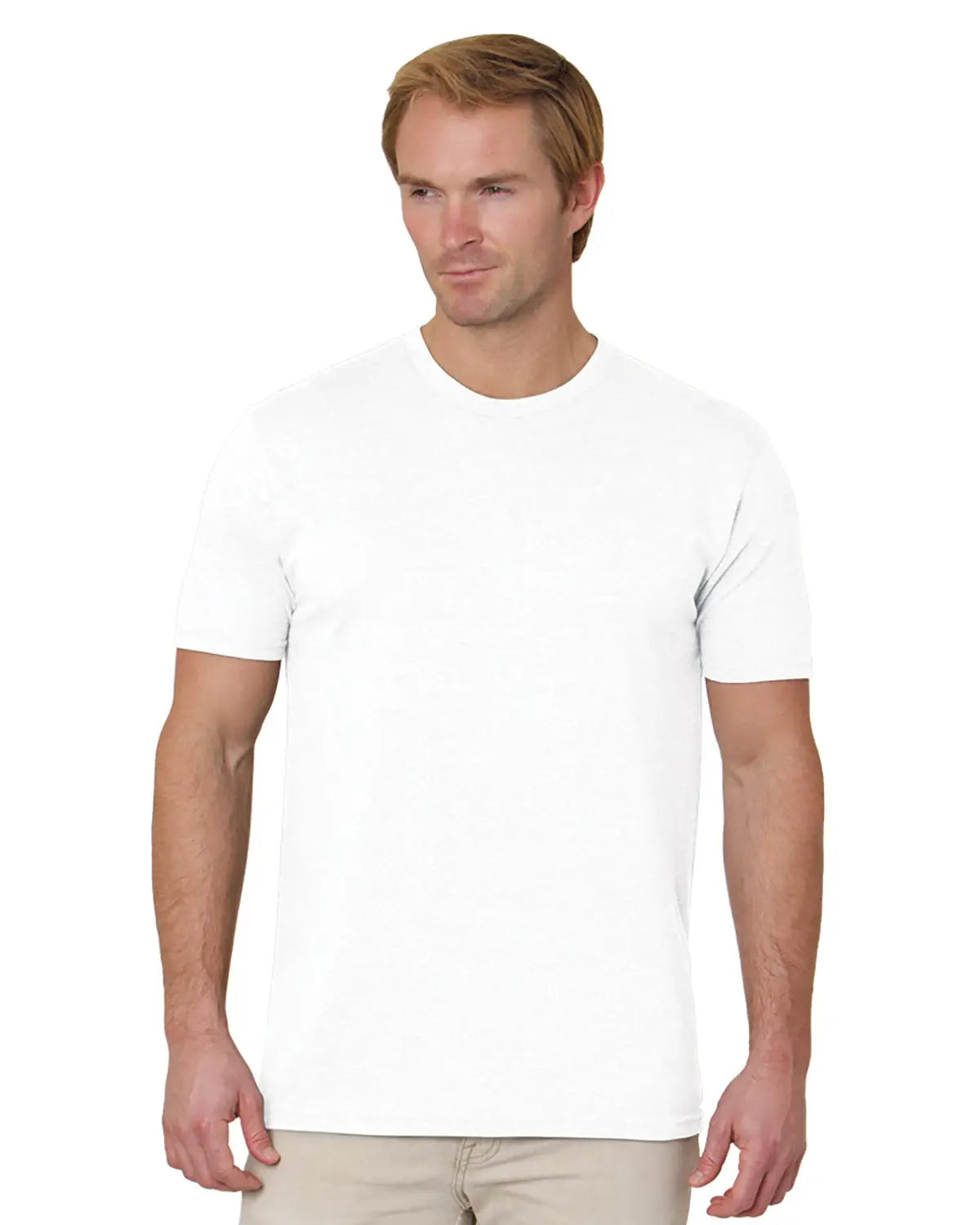Bayside 9510b 50/50 Fine Jersey T-shirt - 9510 - White