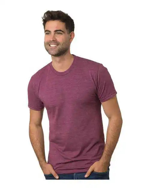 Bayside 9570 Triblend Tee - Tri Maroon