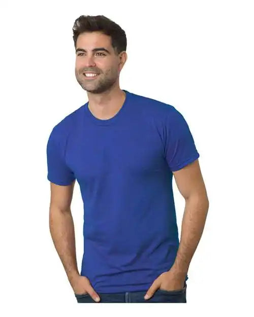 Bayside 9570 Triblend Tee Tri Royal Blue