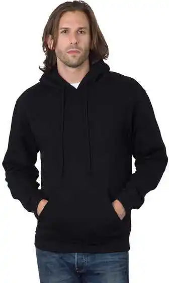 Bayside 960 Usa Made Hooded Sweatshirt Black