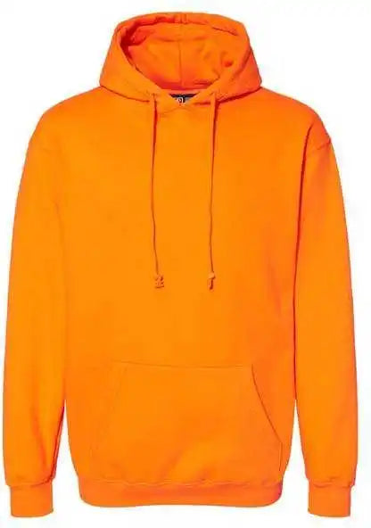 Bayside 960 Usa-made Hooded Sweatshirt - Bright Orange
