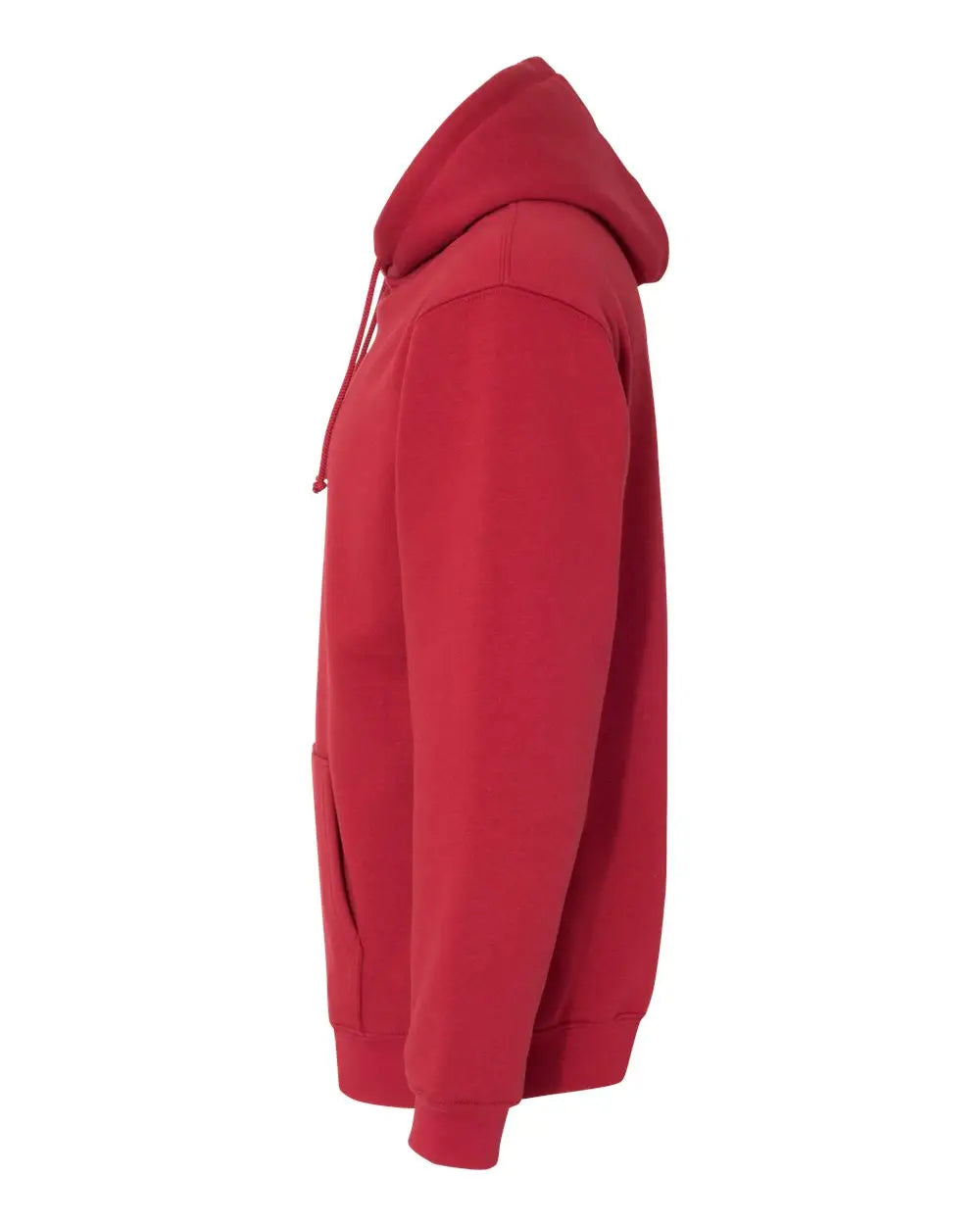 Bayside 960 Usa-made Hooded Sweatshirt - Cardinal